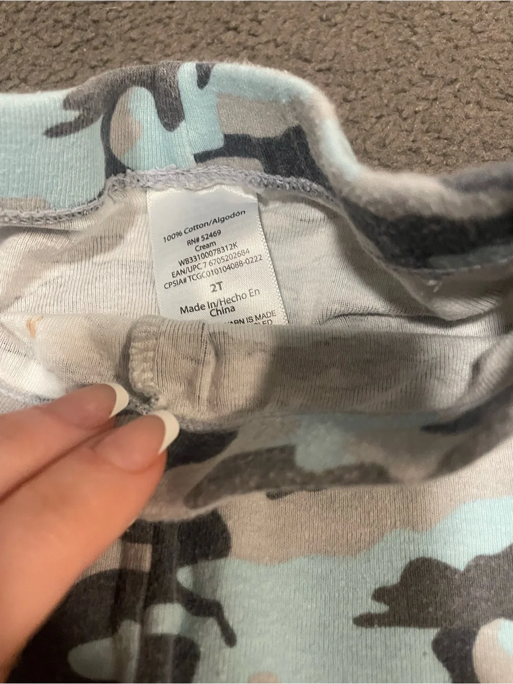 Carters carter camo
